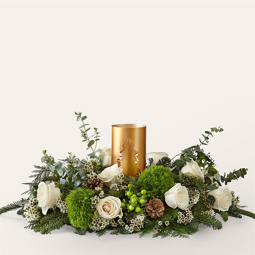 Chestnuts Roasting Centerpiece – Floral Insight, Houston TX