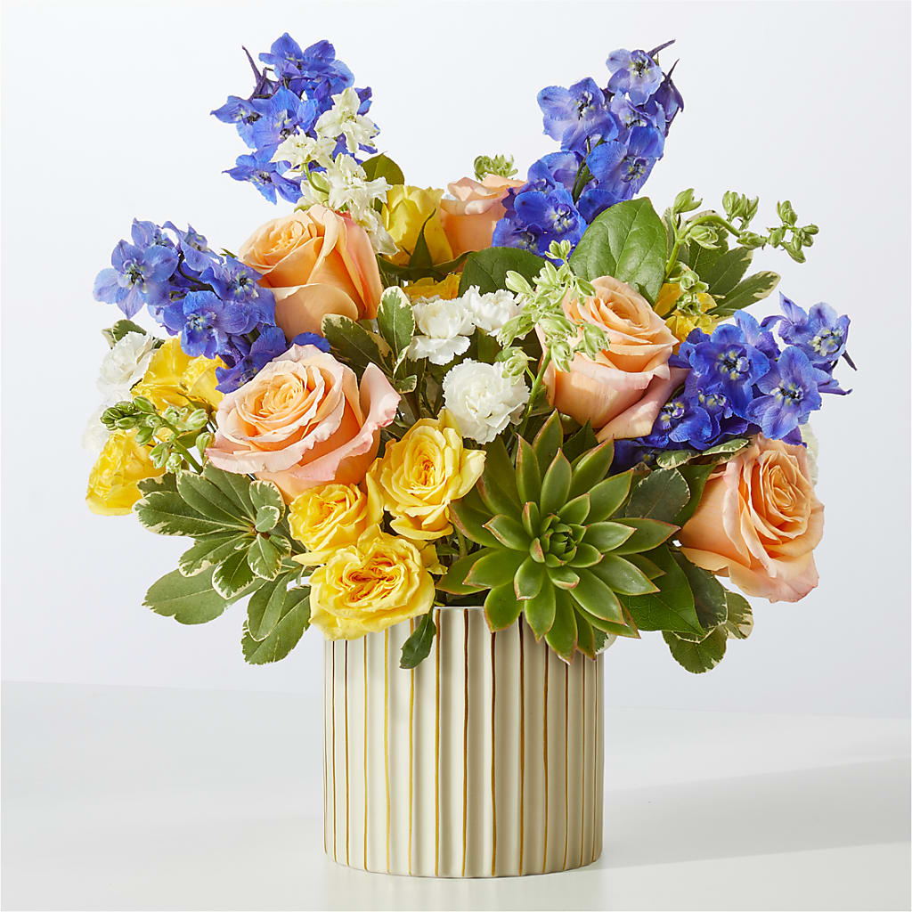 Cobalt Reverie Bouquet – Floral Insight, Houston TX