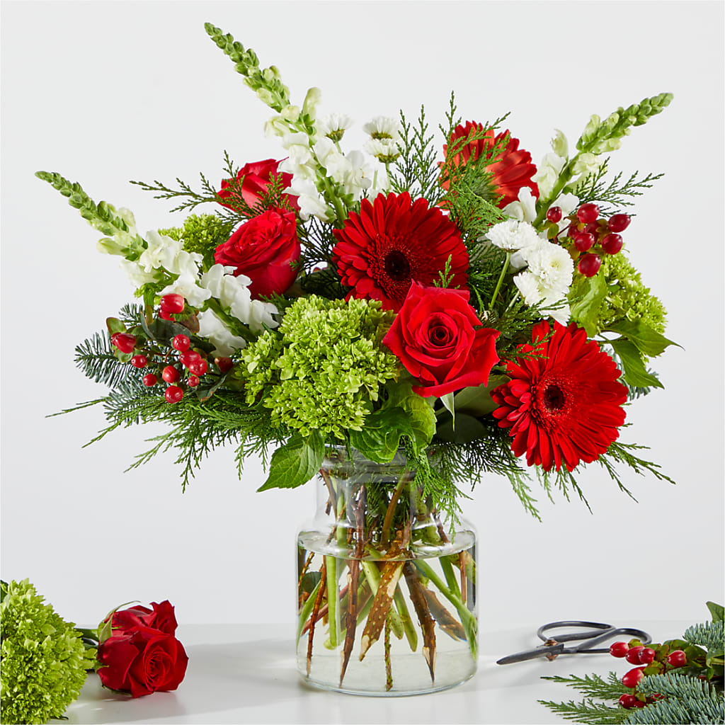 Merry Moment Bouquet – A Florist Original – Floral Insight, Houston TX