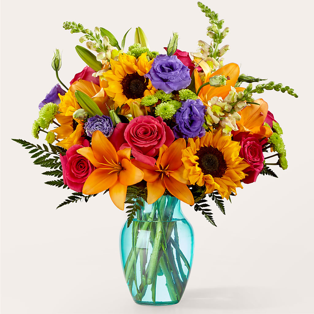 Double Rainbow Bouquet – Floral Insight, Houston TX