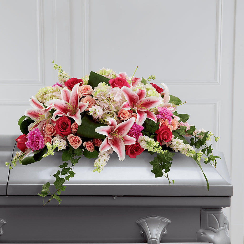 Splendid Grace Casket Spray – Floral Insight, Houston TX