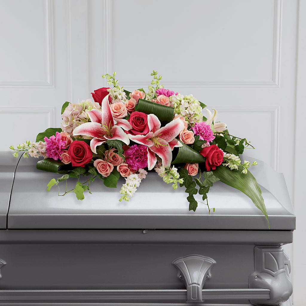 Splendid Grace Casket Spray – Floral Insight, Houston TX