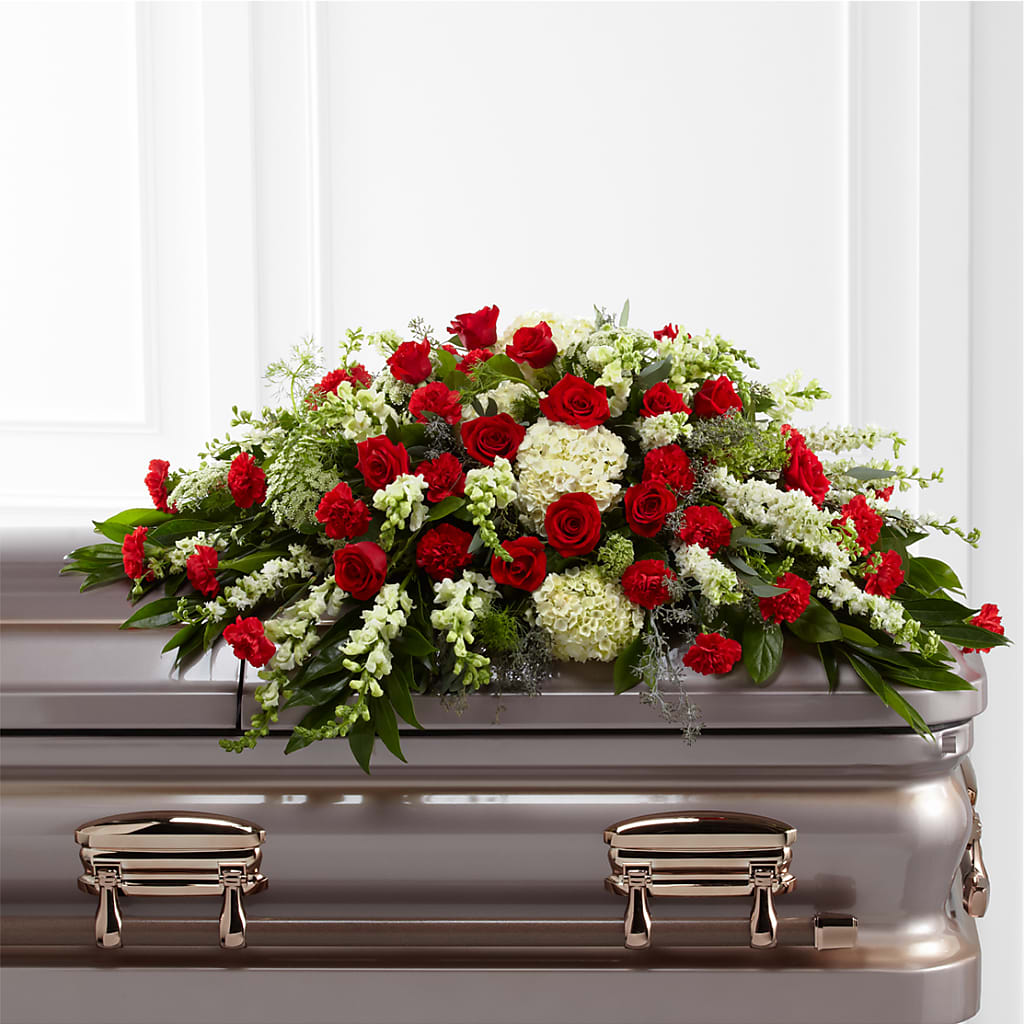 Sincerity Casket Spray – Floral Insight, Houston TX