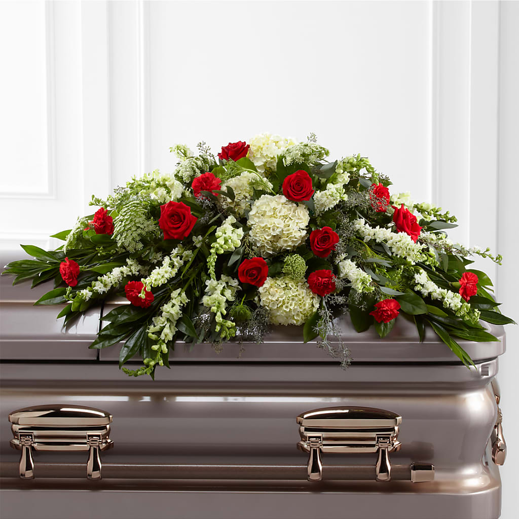 Sincerity Casket Spray – Floral Insight, Houston TX
