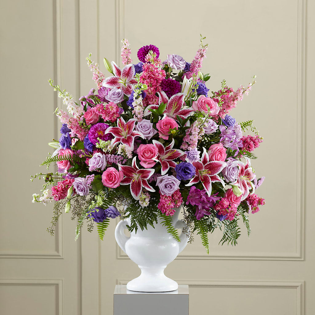 Peaceful Tribute Arrangement – Floral Insight, Houston TX
