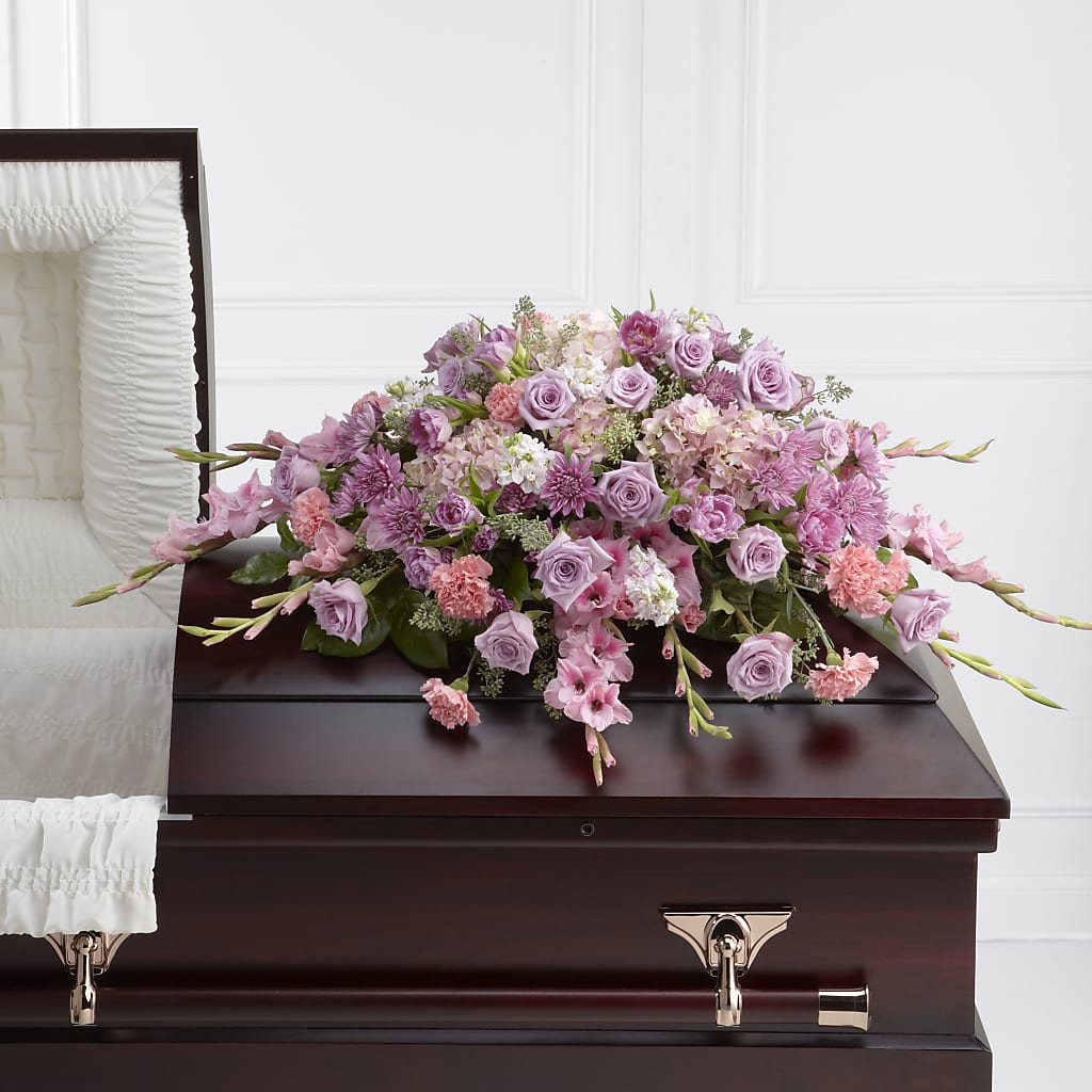 Immorata Casket Spray – Floral Insight, Houston TX