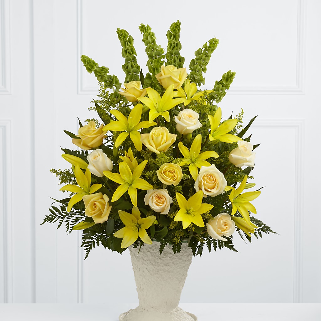 Golden Memories Arrangement – Floral Insight, Houston TX