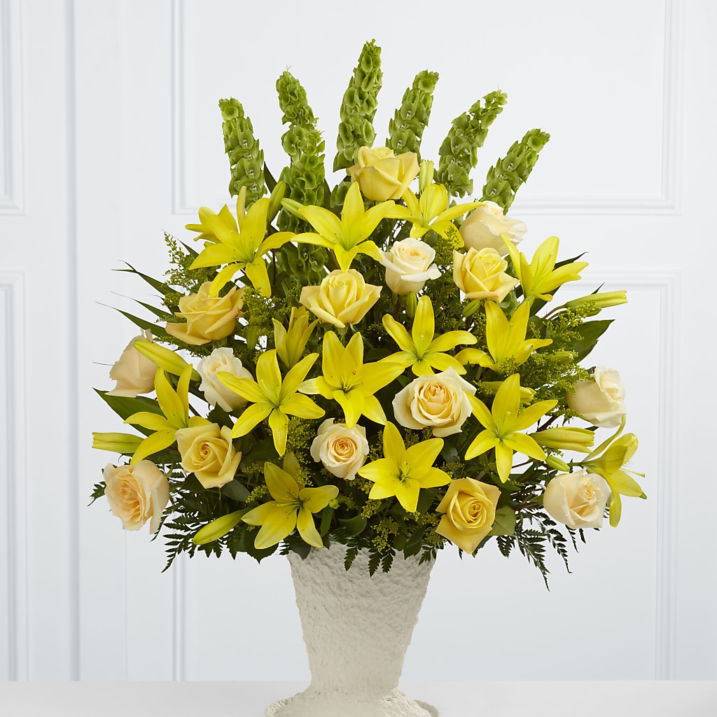 Golden Memories Arrangement – Floral Insight, Houston TX