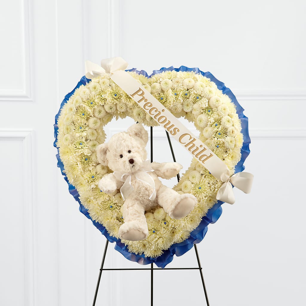 Precious Child Standing Heart – Floral Insight, Houston TX