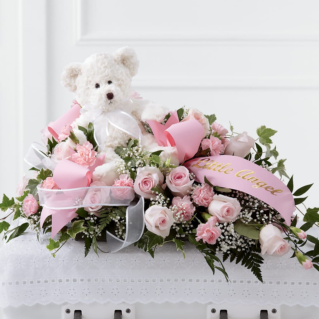 Touch of Sympathy Casket Spray – Floral Insight, Houston TX