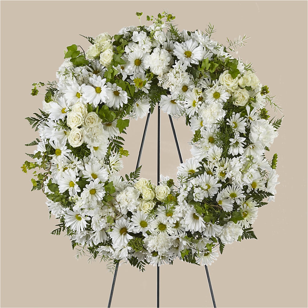 Faithful Wishes Wreath – Floral Insight, Houston TX