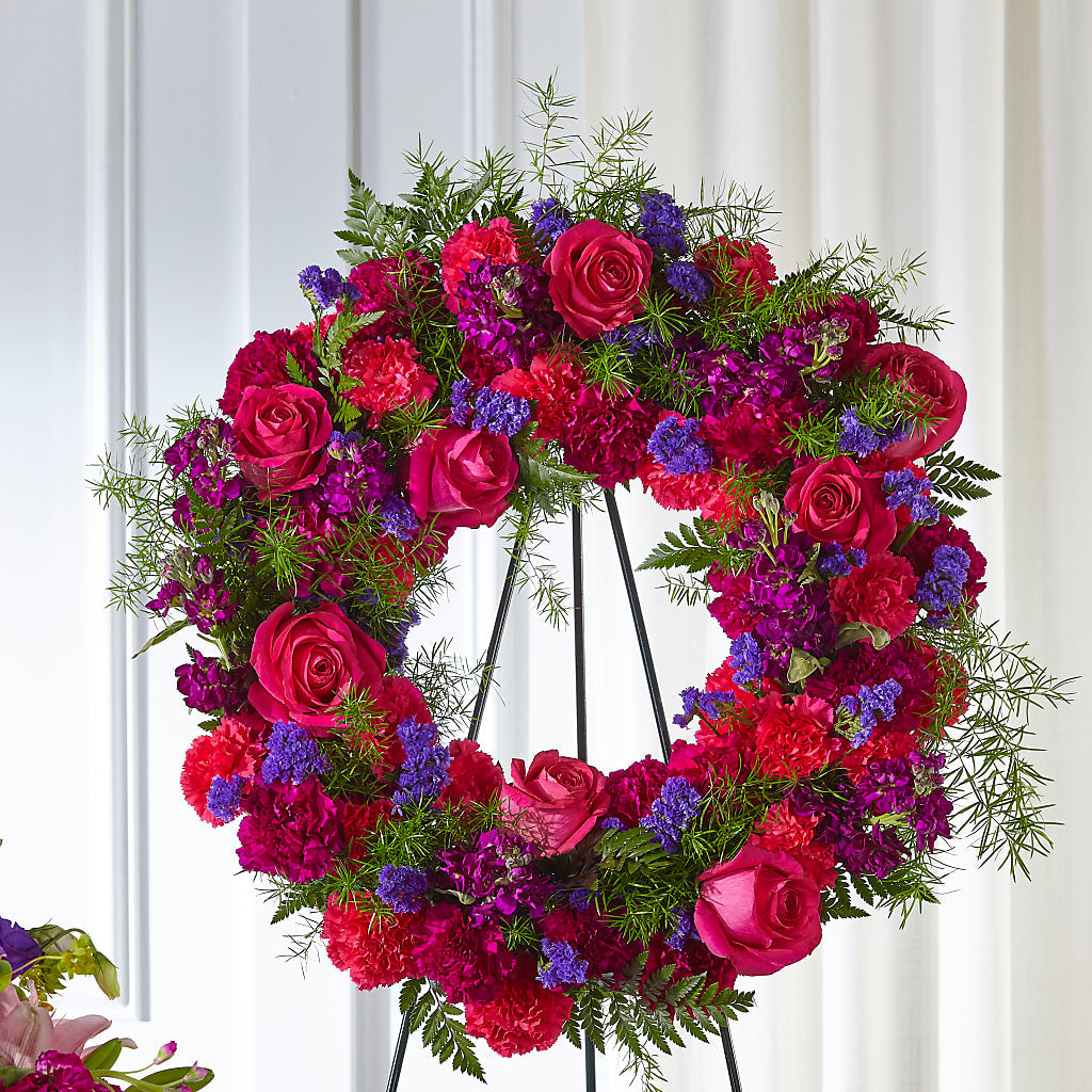 Calming Colors Wreath – Floral Insight, Houston TX