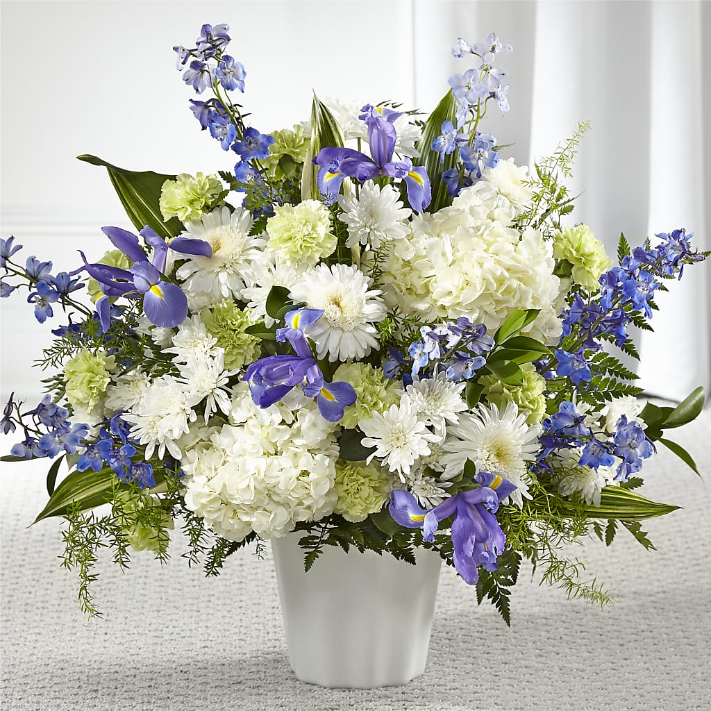 Soft Serenity Floor Basket – Floral Insight, Houston TX