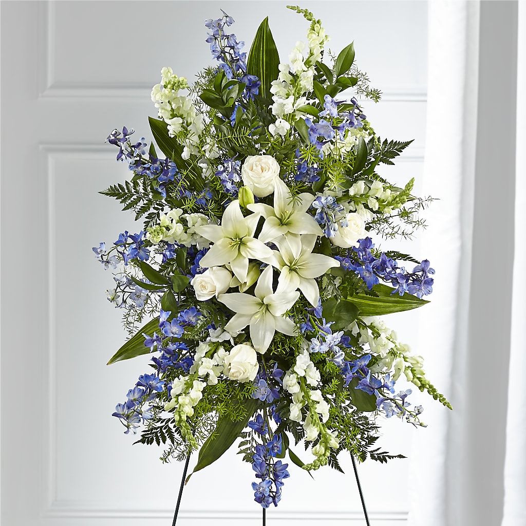Faithful Friend Standing Spray – Floral Insight, Houston TX