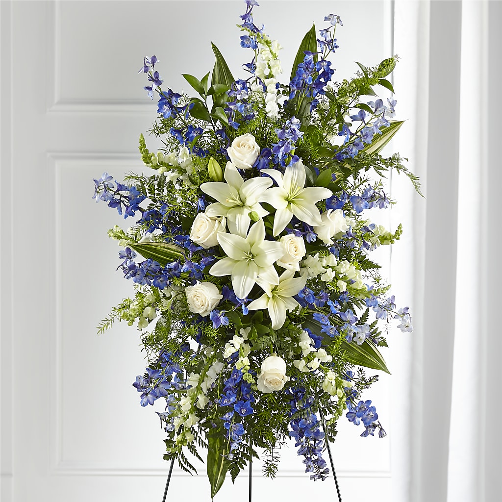 Faithful Friend Standing Spray – Floral Insight, Houston TX