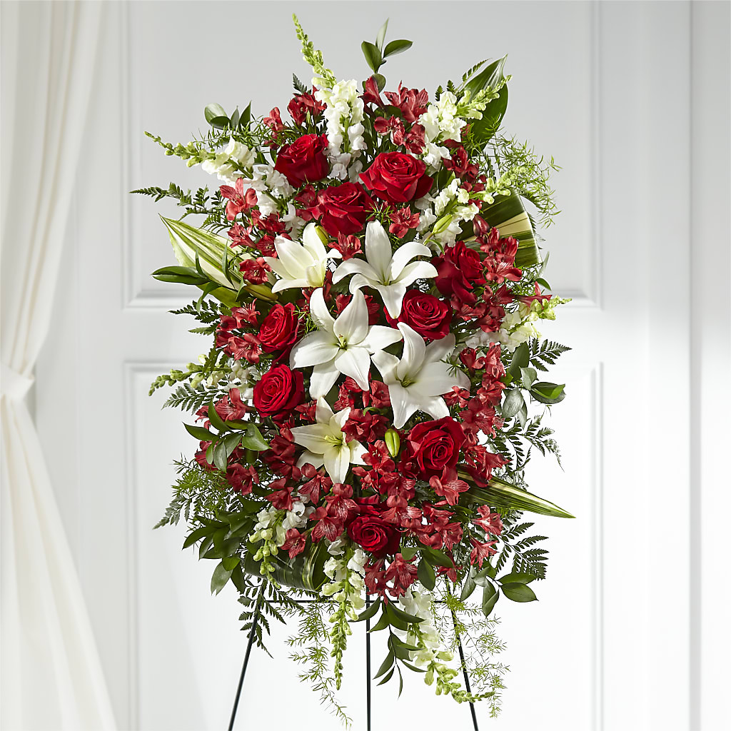 Everlasting Memory Standing Spray – Floral Insight, Houston TX