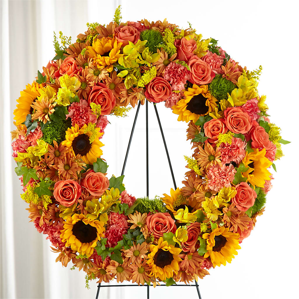 Autumnal Memories Wreath (Standard) – Floral Insight, Houston TX