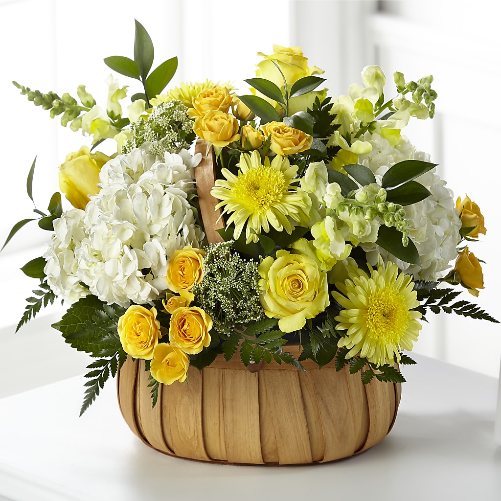 Rustic Remembrance Basket – Floral Insight, Houston TX