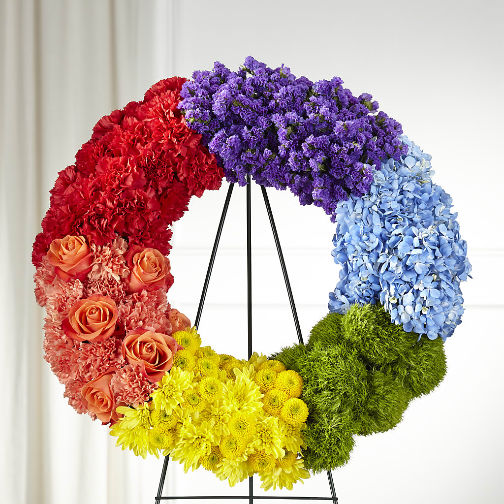 Circle of Love Wreath – Floral Insight, Houston TX