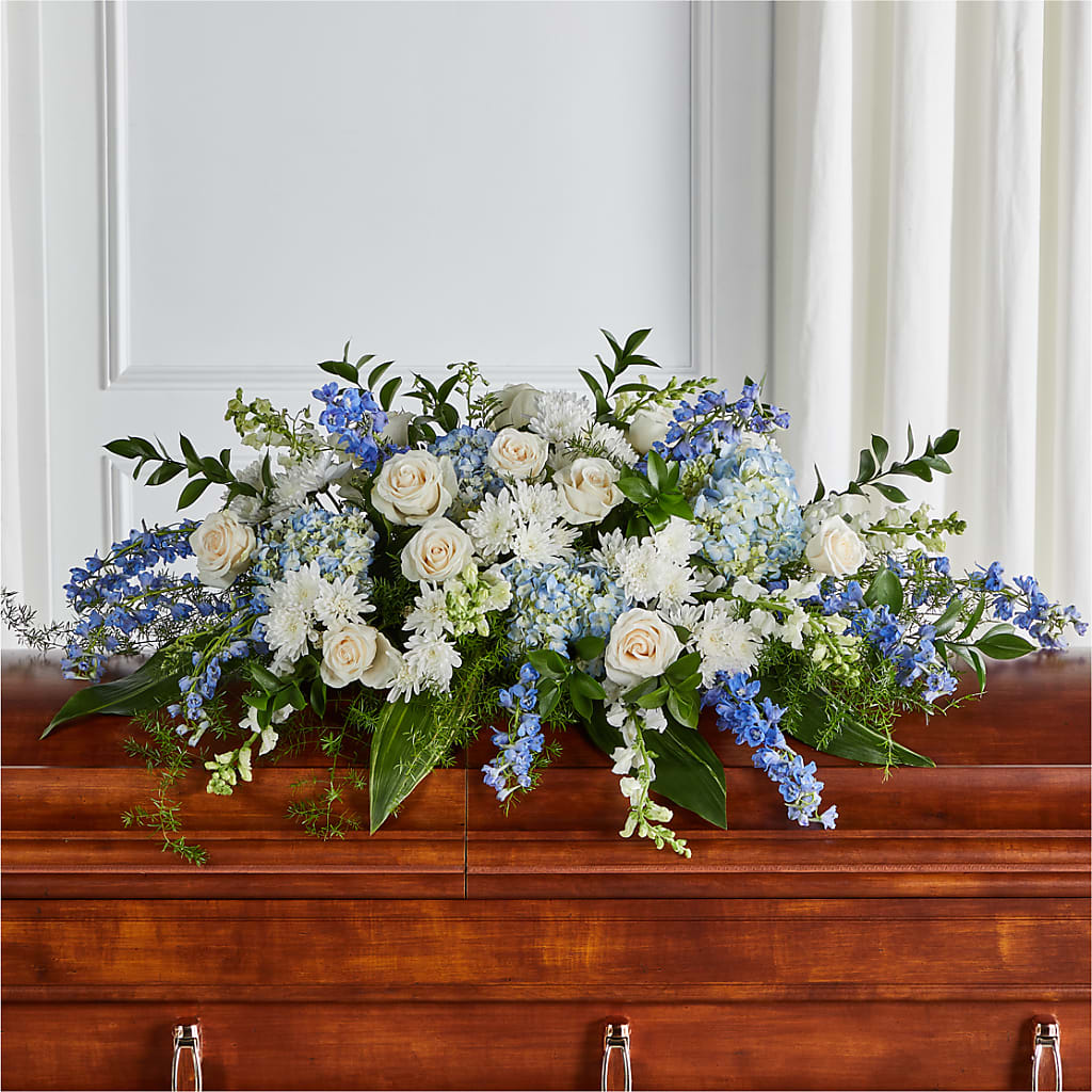 Timeless Essence Casket Spray – Floral Insight, Houston TX