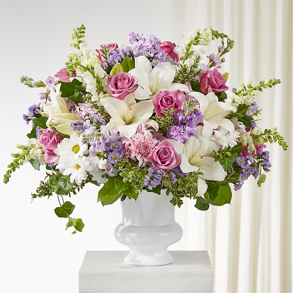 Remarkable Life Urn Arrangement – Floral Insight, Houston TX