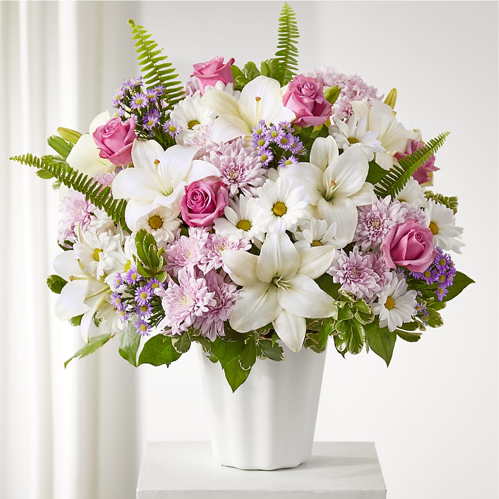 Warmest Thoughts Tabletop Basket – Floral Insight, Houston TX