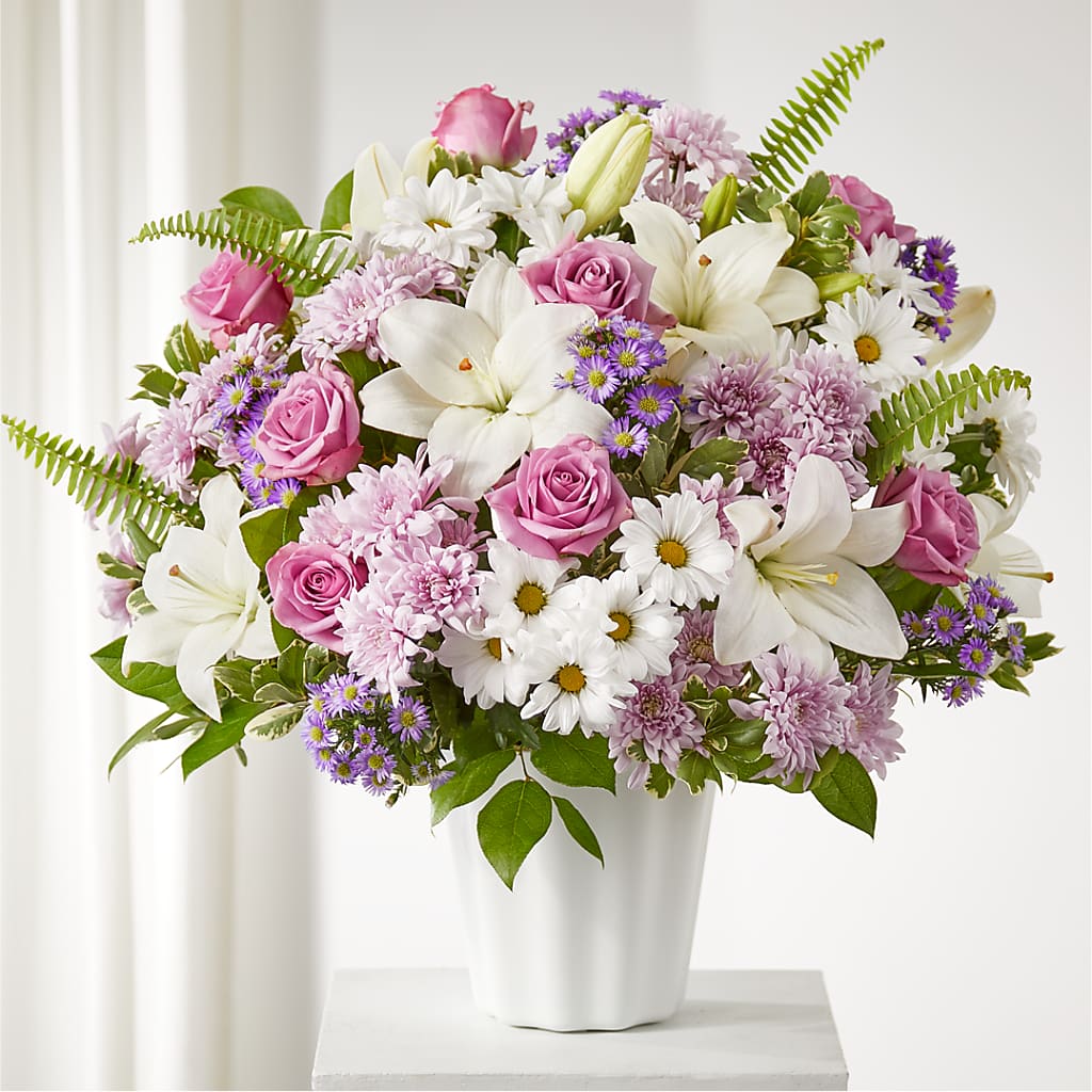 Warmest Thoughts Tabletop Basket – Floral Insight, Houston TX
