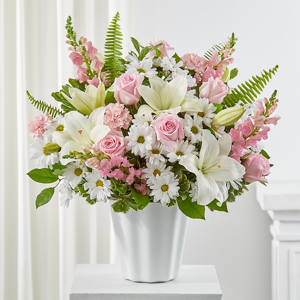Soft Touch Tabletop Basket – Floral Insight, Houston TX