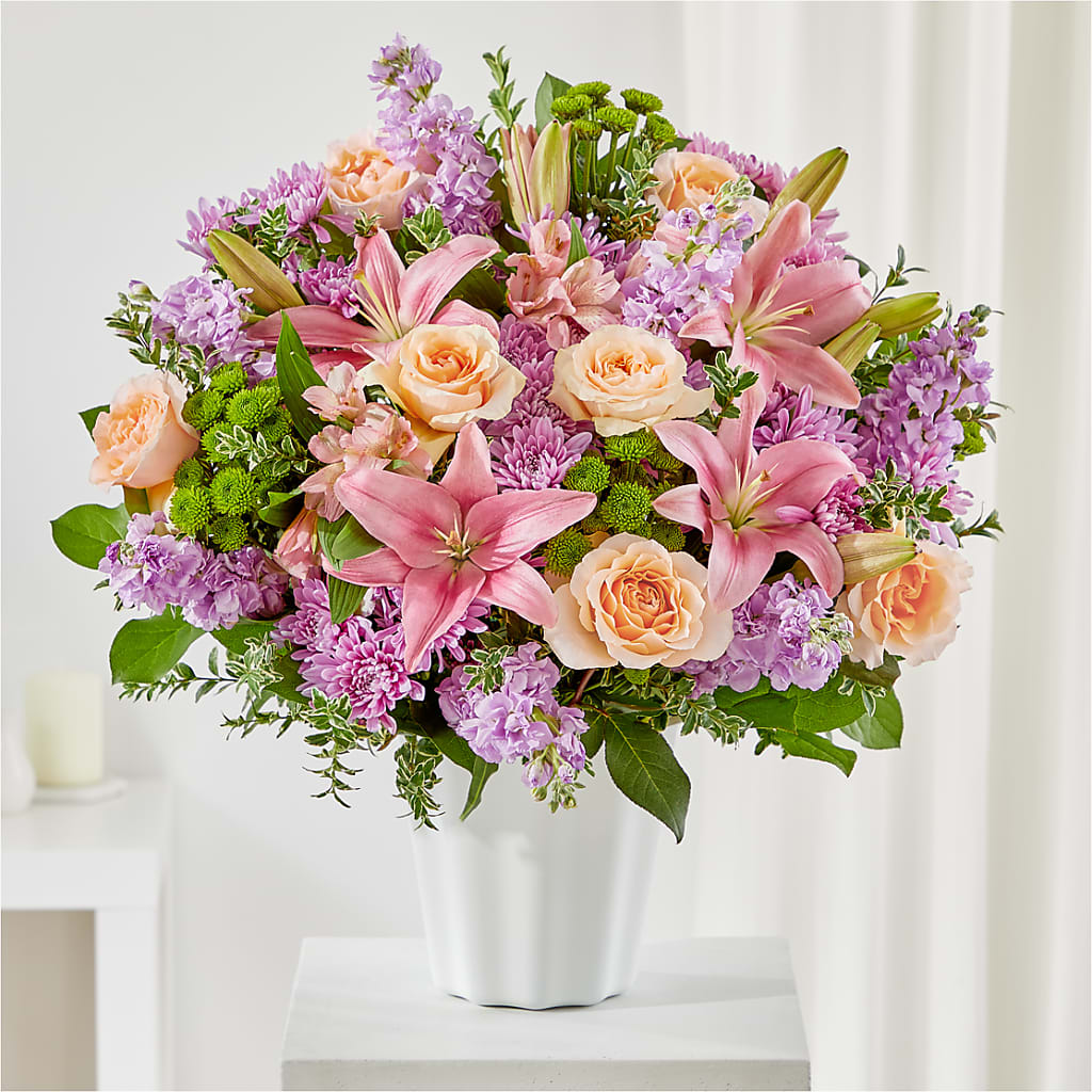 Supportive Embrace Tabletop Basket – Floral Insight, Houston TX