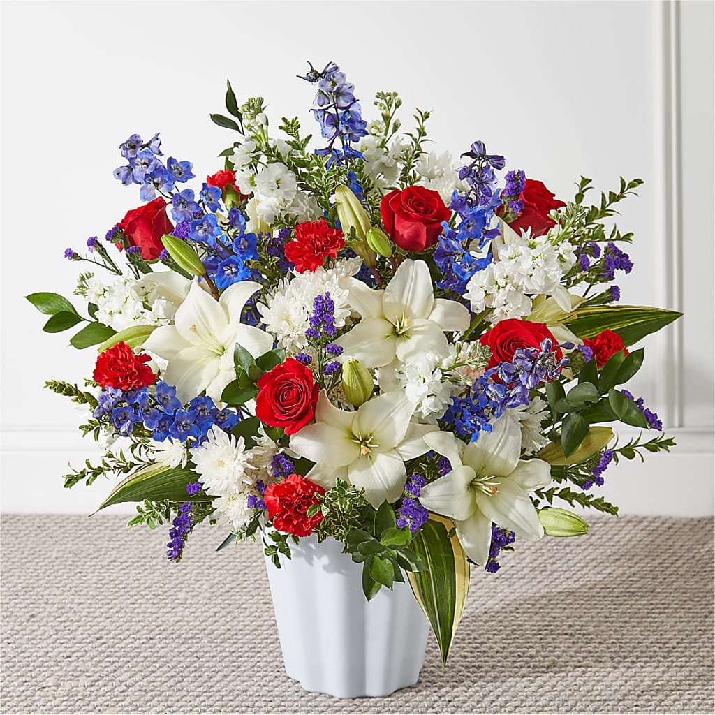 Consoled Floor Basket – Floral Insight, Houston TX
