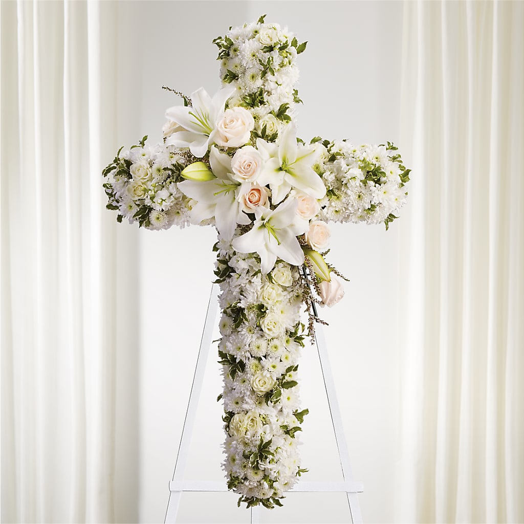 Spiritual Guidance Standing Spray – Floral Insight, Houston TX
