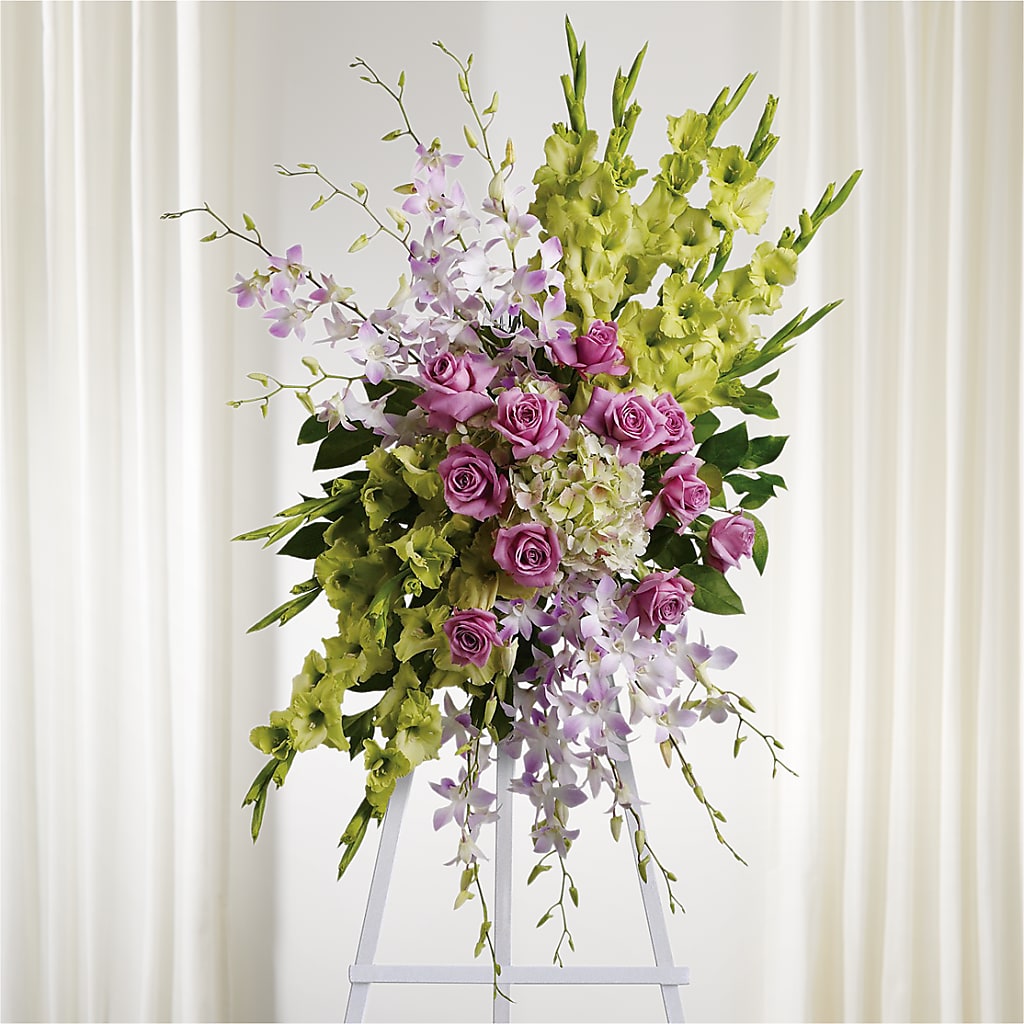 Lasting Legacy Standing Spray – Floral Insight, Houston TX