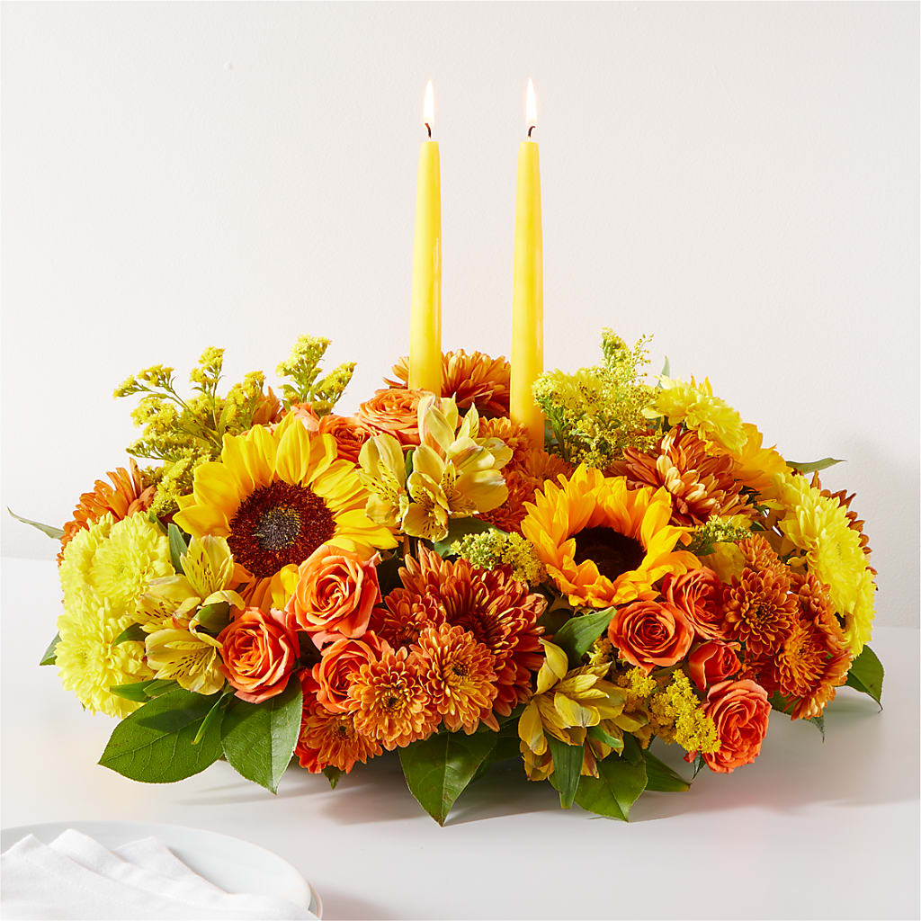 Autumn Harmony Centerpiece – Floral Insight, Houston TX