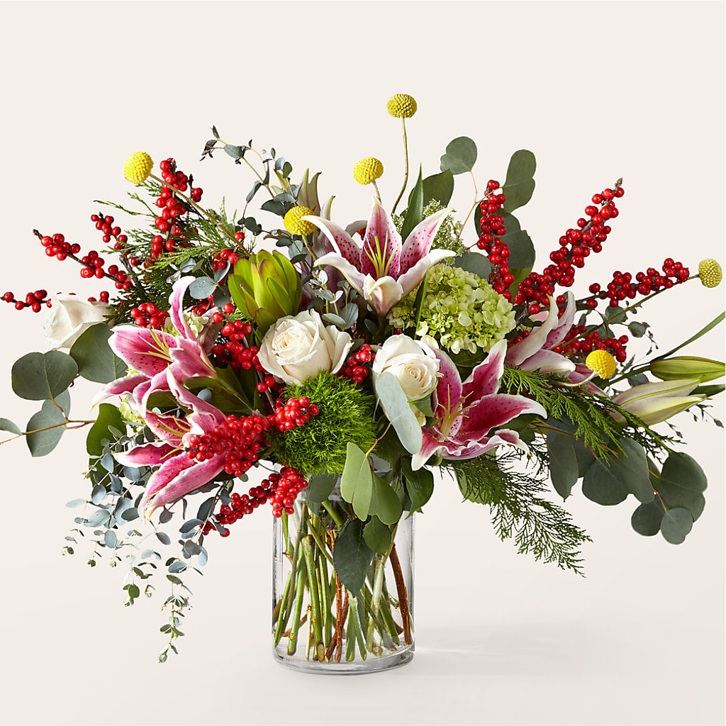 Berry & Bright Bouquet – Floral Insight, Houston TX
