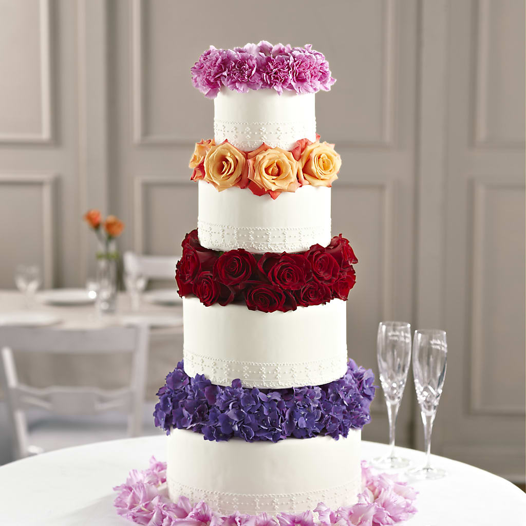 Infinite Love Cake Décor – Floral Insight, Houston TX