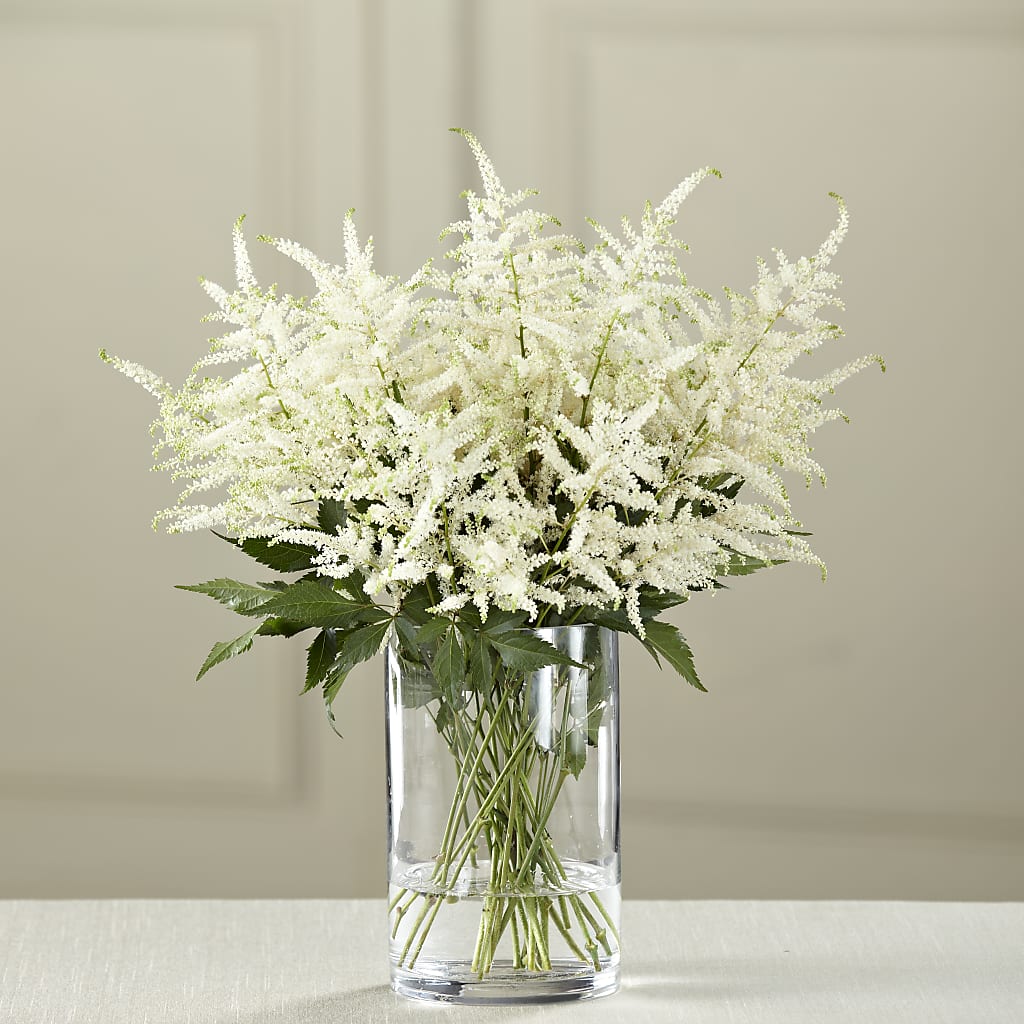 White Astilbe Bouquet – Floral Insight, Houston TX