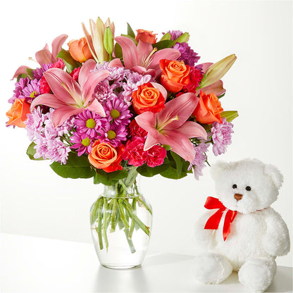 One and Only Bouquet and Bear Bundle –  Floral Insight, Houston TX