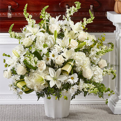 Thoughts of Tranquility Floor Basket –  Floral Insight, Houston TX