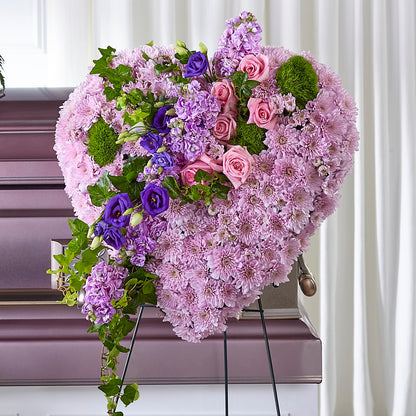 Treasured Love Standing Heart –  Floral Insight, Houston TX