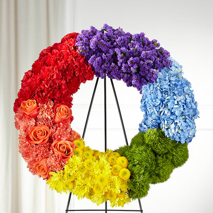 Circle of Love Wreath –  Floral Insight, Houston TX