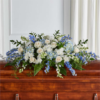 Timeless Essence Casket Spray –  Floral Insight, Houston TX