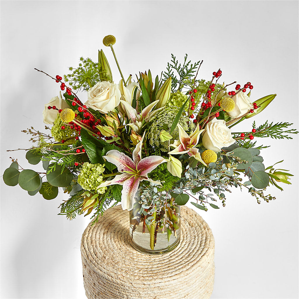 Berry & Bright Bouquet –  Floral Insight, Houston TX