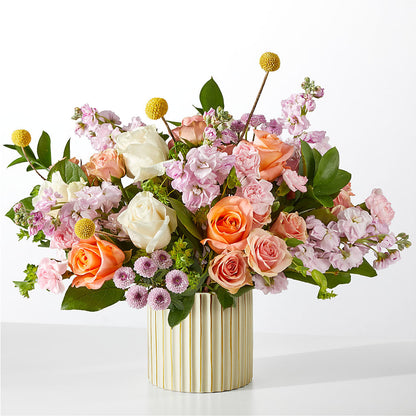 French Market Bouquet with Ivory Vase –  Floral Insight, Houston TX