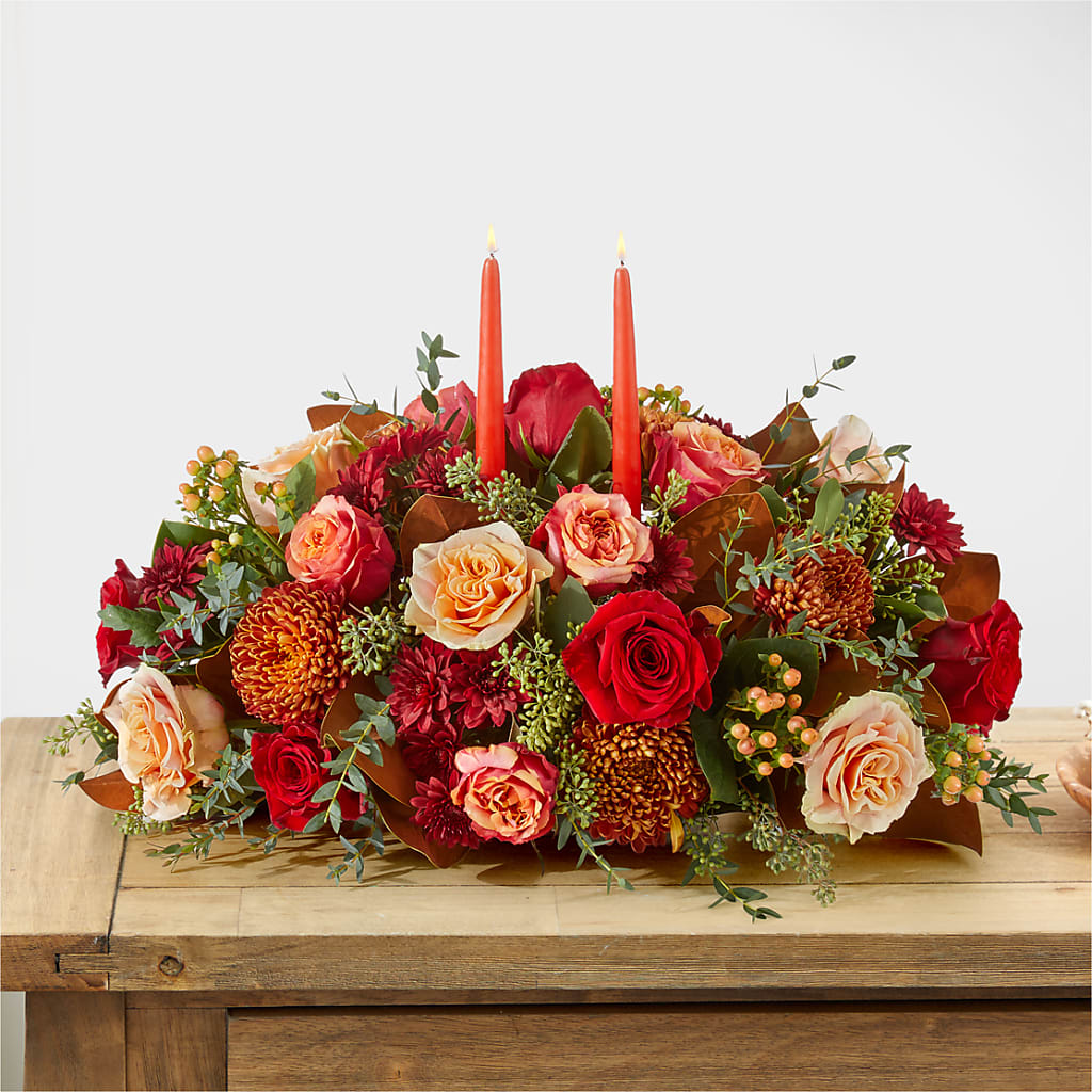 Gather Near Centerpiece –  Floral Insight, Houston TX