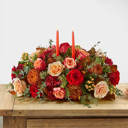 Gather Near Centerpiece –  Floral Insight, Houston TX