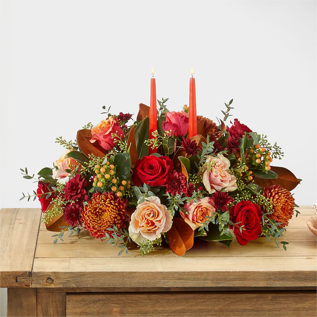 Gather Near Centerpiece –  Floral Insight, Houston TX