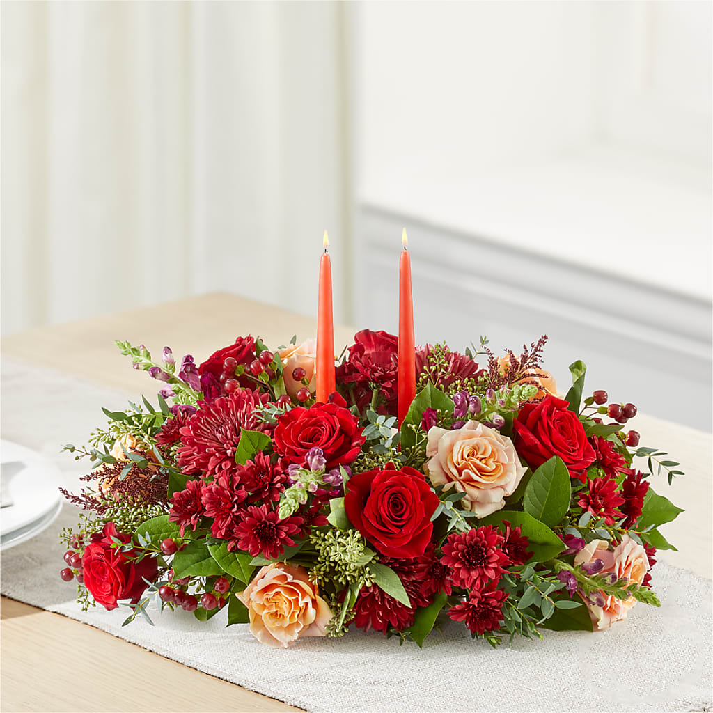 Most Thankful Centerpiece –  Floral Insight, Houston TX