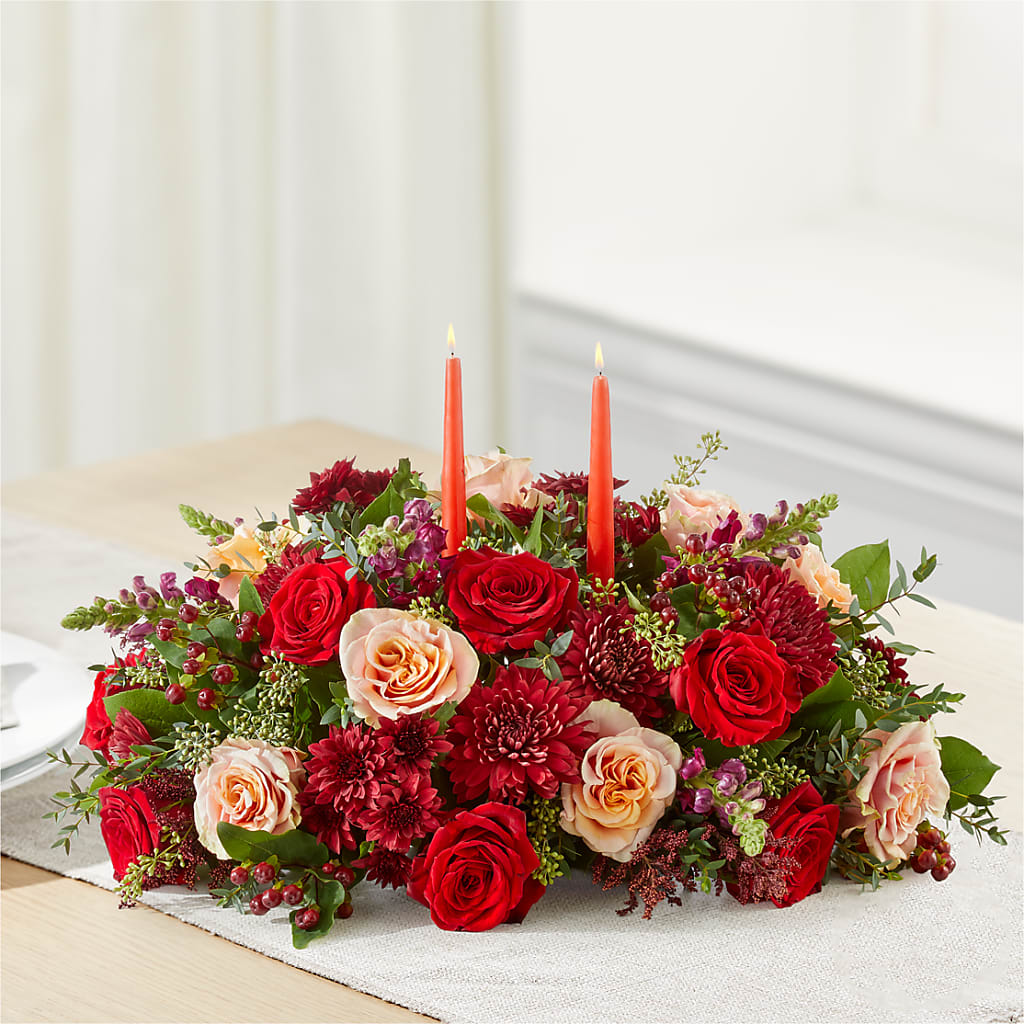 Most Thankful Centerpiece –  Floral Insight, Houston TX