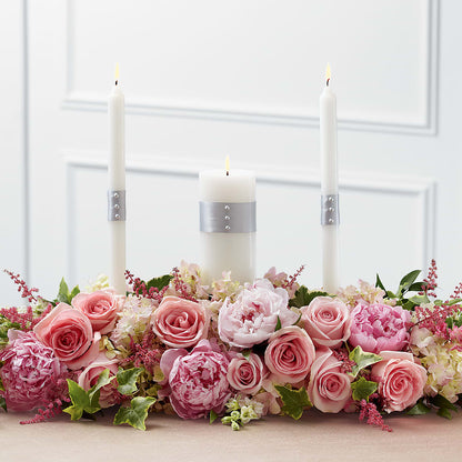 Worldwide Romance Unity Candle Arrangement –  Floral Insight, Houston TX